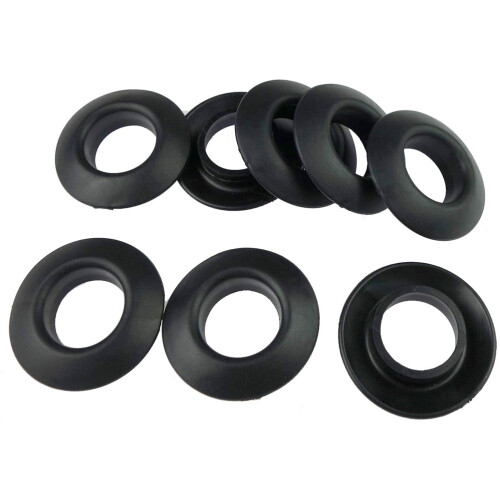 8 zwarte kayak peddel afvoerring universele accessoire 2