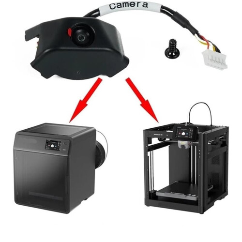 For Flashforge Adventurer 5M Camera Kit, 5MPro/AD5X 3D Printer Accessory, Easy Installation, Enhanced Printing Precision