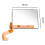 Top LCD Display Screen  Top Upper Screen Easy Installation Top Upper LCD Screen Replacement Parts for NDSI 6