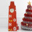 Rood Tissue Paper Organizer Kerst Wandhouder Duurzaam 3