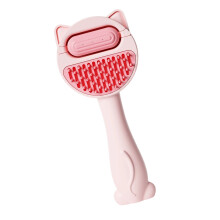Ergonomischer Kamm zur Entfernung von Tierhaaren. Entfernen-Rosa