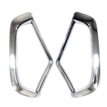 Front Fog Lamp Light Car Frame Overlay Decoration Cover Trim Fit for  RAV4 RAV 4 XA50 2019 - 2024 Silver