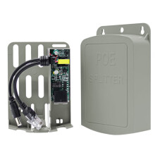 Waterproof POE Splitter IP67 48V to 12V 1.2A IEEE 802.3af/At Adapter for Outdoor IP Camera CCTV Security System