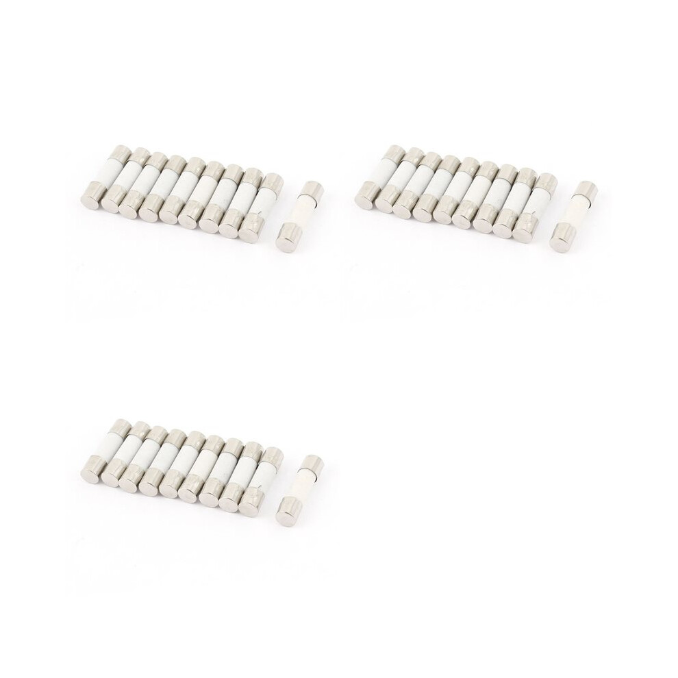 30X Delayed 250 V 5 A T5 A Ceramic Tube, 5 X 20 Mm Fuse 6032099865677
