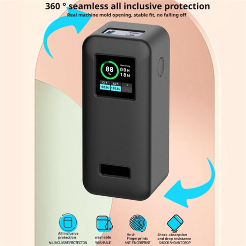 Silicone Case for  Prime 20000mAh 200W Power Bank, Shockproof with LCD Display Visibility 1