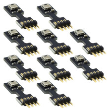 10pcs AHT25 Integrated Temperature and Humidity Sensor-Pin Type/Waterproof and Dustproof/Temperature Compensation ASAIR