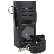 Walkie Talkie Leather Holster Case for GP328 GP340 GP338 GP380,Radio Carry Pouch with Belt Clip