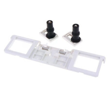 Toilet Lid Fixing Plate Buckle Fastener Expansion Screws for Lavatory Lid Closestool Cover Fixed Parts