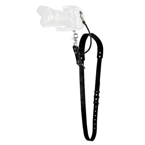 Leather Camera Strap Crossbody for DSLR, Mirrorless - Secure Dual Mount, Quick Release for Professional Photography
