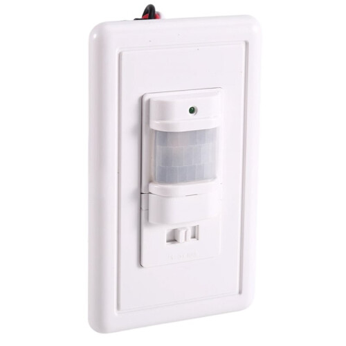 PIR Motion Sensor  AC 110V-240V Infrared  Human Body Sensor Wall  Work with in Dark Adjustable