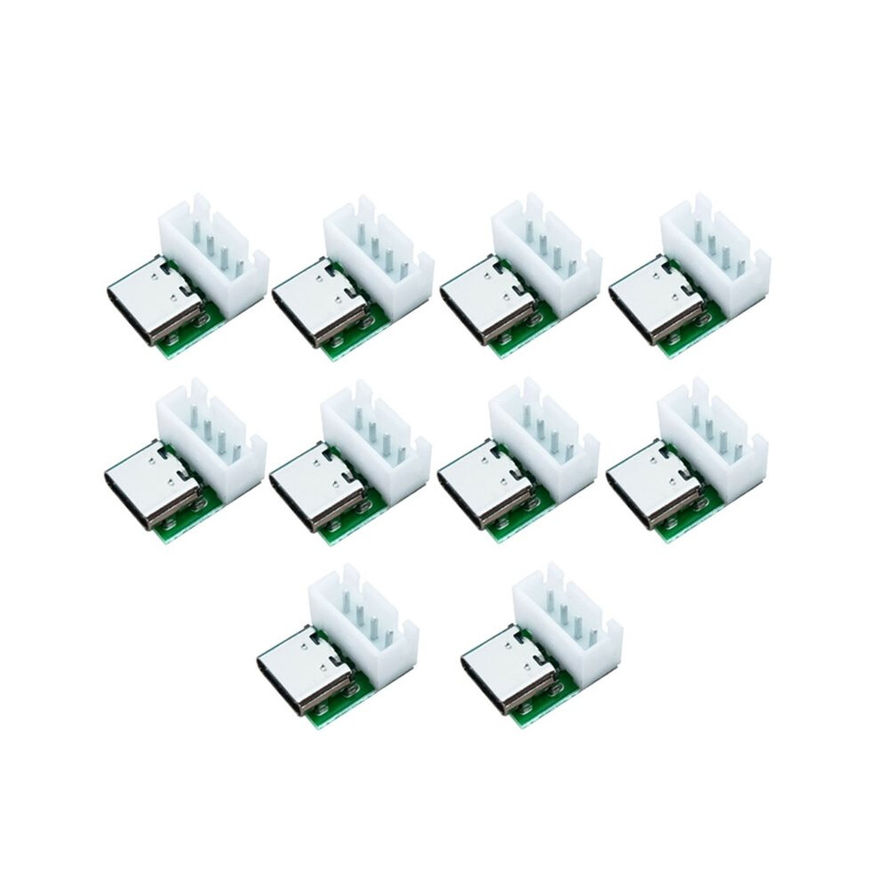10Pcs Usb 3.1 Type-C 16 Pin Test Breakout Board Usb 3.1 Type C Connector 16 Pin Test Pcb Board For Data Wire Cable 6033061073335