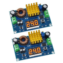 2PCS 3V-35V to 5V-45V Boost Module XH-M411 3V-35V to 5V-45V Boost Converter Module 5A Power Adjustable