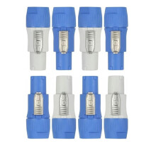 8 Stück Powercon Connector 3 XLR AC Audio Bühnen Rundstecker Stecker 3 Pins für Neutrik Powercon NAC3FCA/NAC3FCB