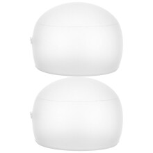 2St Inflatable PVC Hoedvormer Wit Voor Baseball Caps Display En