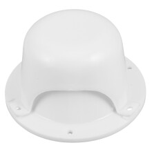 1Set Witte Plastic Dakventilatorkap Voor Rv Wind- En Regenbescherming