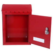 Mailbox Afsluitbaar Wandmontage Rood Tinplate