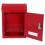 Mailbox Afsluitbaar Wandmontage Rood Tinplate 1