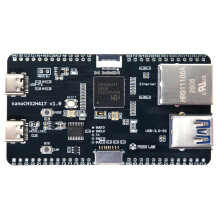 Scheda di Sviluppo NanoCH32H417 WCH RISC-V Dual TYPE-C Interfaccia USB 3.0 Super Velocità 5Gbps 100Mbps Ethernet Open Source