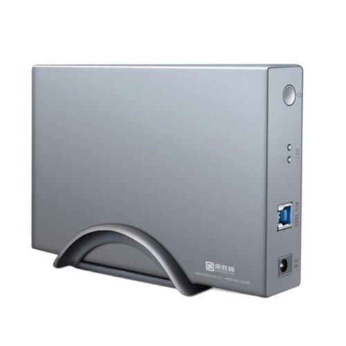 USB 3.0 to  6Gbps External Hard Drive Enclosure for 3.5" HDD SSD Support UASP Automatic Sleep Function EU Plug