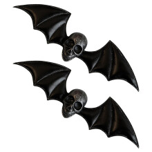 2 goth haarspelden met en vleugels voor tieners