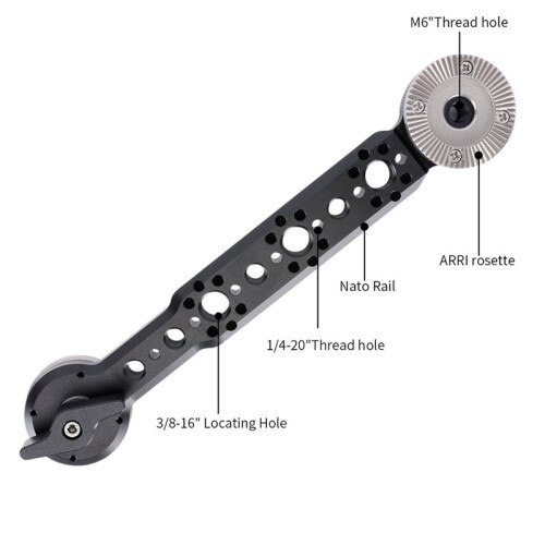 For -Style Gear-Locking Extension Arm / Locating Extension "Dogbone" / for Mantis Arm Accessory 2
