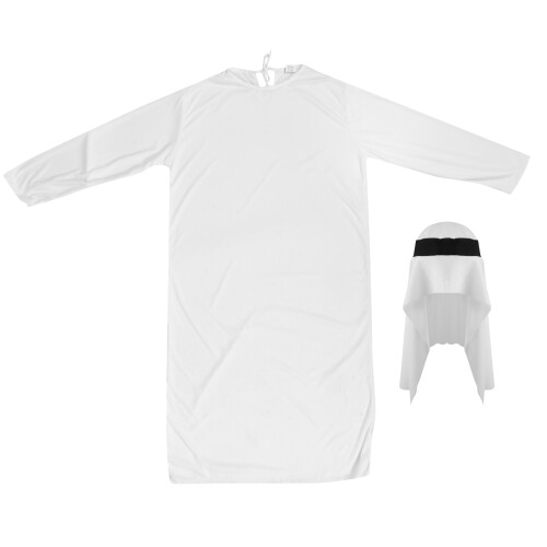 1 Set Halloween Arabische Thawb Met Hoed (L)