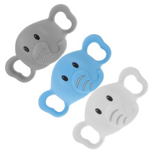 3St Siliconen Babyfles Handgrepen Multikleur Antislip Melkflessen