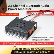 DP600H High-Power Digital Amplifier Board 2.1-Channel Audio Amplifier 300Wx2 + 600W TPA3255 Amp