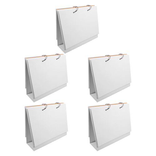 5Sets Navulbare Bureaukalender Met Losse Pagina's Multi Kleur Memo