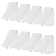 8St Witte Captain Armbanden Nylon Voor Sportieve Teamleider & Voetbal