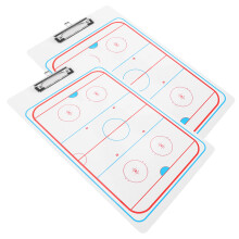 2St Wit Hockey Training Board Van PVC, Coaching Board Voor Kinderen