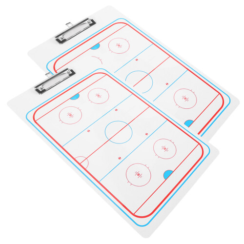 2St Wit Hockey Training Board Van PVC, Coaching Board Voor Kinderen