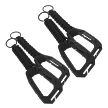 4St Metalen Karabijnhaak Met Riem Voor Outdoor Camping En