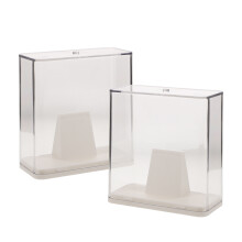 2St Wit Pet Opbergdoos Met Display Voor Sportprijzen En Thuis