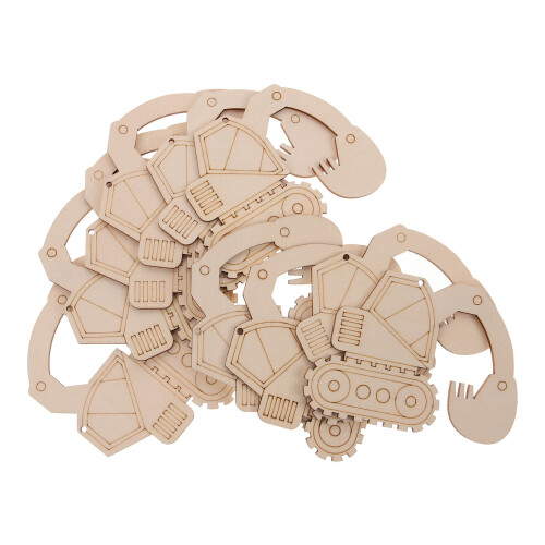 1Set Onvoltooide Graafmachine Schijven Beige Voor Decoratie