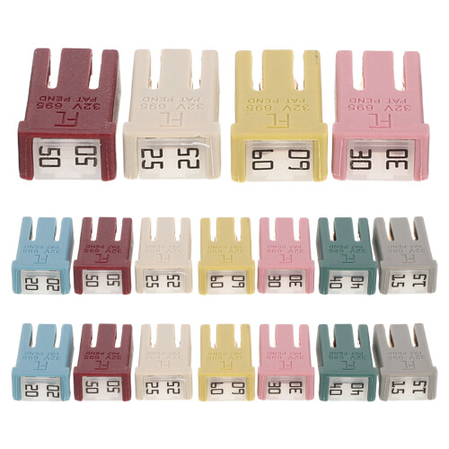 18St Mini Auto Zekeringset Met Pp+legering, Gekleurde Box Zekeringen