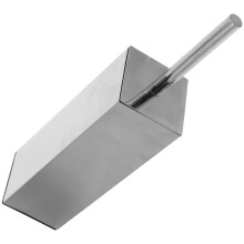 1Set Duurzame Rvs Toiletborstel Set Met Houder En Lange Steel