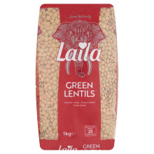 Laila Green Lentils, 1Kg (Pack of 1)