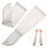 1Paar Comfortabele Armhoezen Wit Elastaan Uv-Beschermend 1