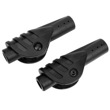 2St Carbonvezel Tent Stang Connector Zwart Lichtgewicht En Duurzaam