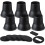 Conjunto de 6 Elevadores de Cama Reforçados de 15 cm (6 Polegadas), Redondos, para Camas, Sofás, Mesas e Cadeiras, com Capacidade Total de 4.082 Kg 1
