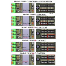 LILYGO ESP32-T-SIM Shield/T-SIM7600E/G/SA-H/ T-A7670G/E/SA Board Kits for LoRa/RS485/TF Card/ DIP / INPUT/OUTPUT 868MHZ