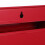 Mailbox Afsluitbaar Wandmontage Rood Tinplate 4