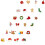 24St Assorti Kerst Cake Decoratie Wit Cupcake Topper 1