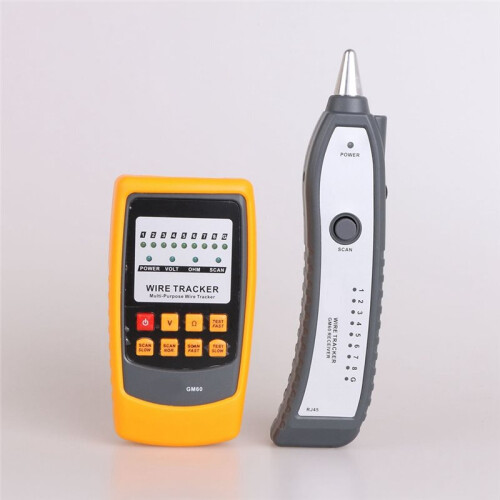 GM60 RJ45 RJ11 Telephone Wire Tracker Network Cable Tool Kit Tester Detector  Finder Network Cable Tester 2