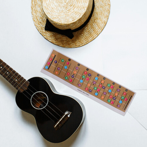 Draagbare Multikleur Ukulele Music Scale Chart En Akkoord Gids 2