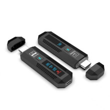 5G 50M Wireless -Compatible Transmitter and Receiver 1080P Transmitter Video Audio Extender for Laptop TV Projector