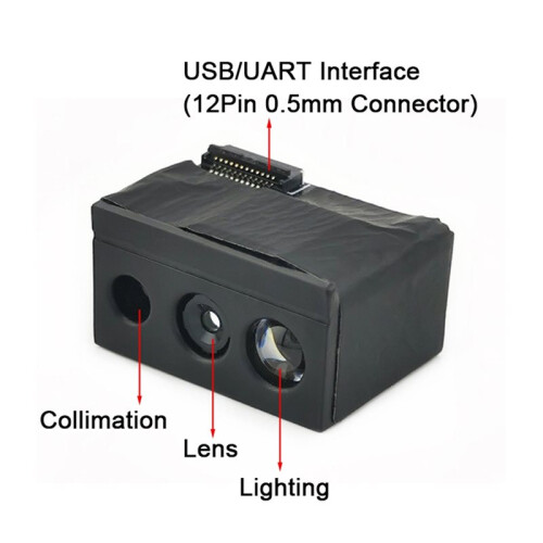 GM69Pro-S 1280x800CMOS OCR/1D/2D Barcode Scanner Module USB UART Interface QR Code Bar Code Lezer Ondersteuning OCR Paspoort 2