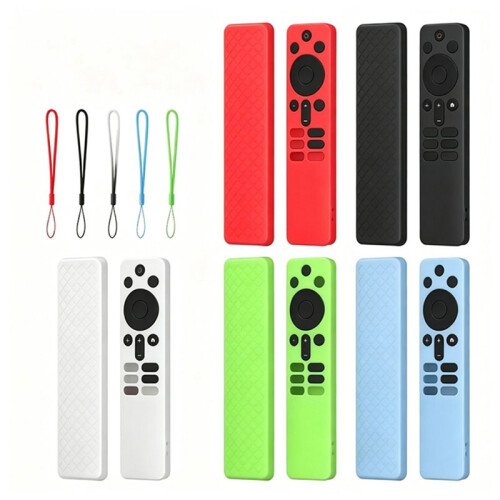 Protective Case for  XMRM-N5 Remote Control Case Silicone Shockproof TV Remote Cover Red 2