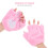 1Set Oor Hoofdband Roze Dier Accessoire 7